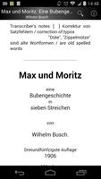 Max und Moritz Cartaz