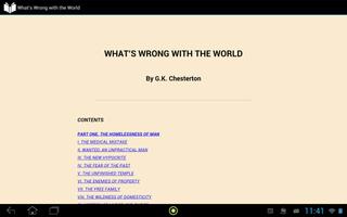 What's Wrong with the World ภาพหน้าจอ 2