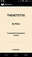 Theaetetus by Plato ポスター