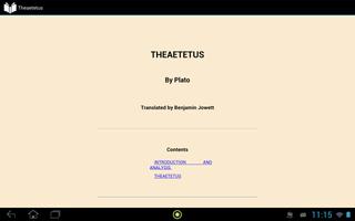 برنامه‌نما Theaetetus by Plato عکس از صفحه