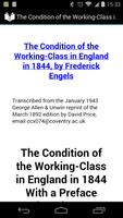 Condition of the Working-Class in England in 1844 Affiche