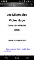 Les misérables Tome 3 ポスター