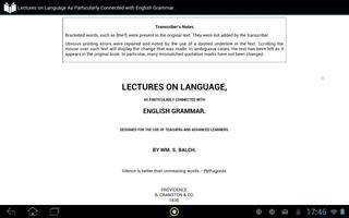 Lectures on Language capture d'écran 2