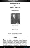 Andrew Carnegie Autobiography تصوير الشاشة 2