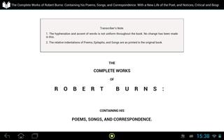 The Complete Works of Robert Burns ảnh chụp màn hình 2