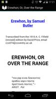 Erewhon, Or Over the Range Affiche