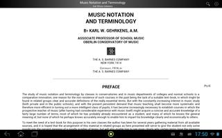 برنامه‌نما Music Notation and Terminology عکس از صفحه