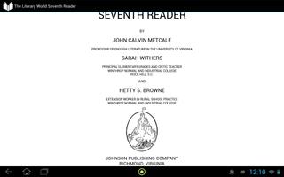 Literary World Seventh Reader Ekran Görüntüsü 3