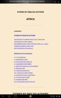 Stories by English Authors: Africa Screenshot 2