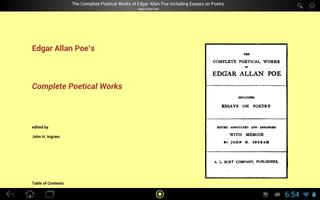 Edgar Allan Poe Poetical Works capture d'écran 2