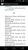 The Sonnets by Shakespeare স্ক্রিনশট 1