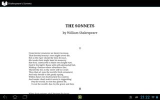 The Sonnets by Shakespeare capture d'écran 2
