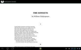 The Sonnets by Shakespeare تصوير الشاشة 2