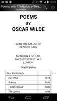 Poems by Oscar Wilde پوسٹر