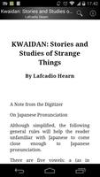 Kwaidan: Strange Things poster