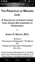 The Principles of Masonic Law Plakat