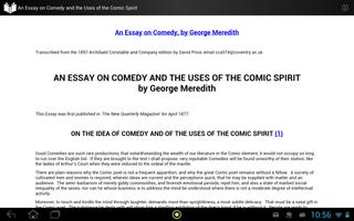 برنامه‌نما Comedy and the Uses of the Comic Spirit عکس از صفحه