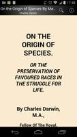 On the Origin of Species Plakat