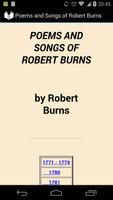 Poems and Songs of Robert Burns Plakat