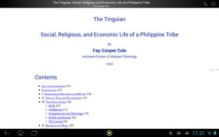 The Tinguian اسکرین شاٹ 2
