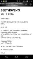 Beethoven's Letters, Volume 1 پوسٹر