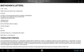 Beethoven's Letters, Volume 1 captura de pantalla 2