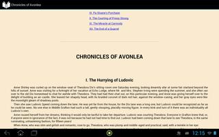Chronicles of Avonlea capture d'écran 3