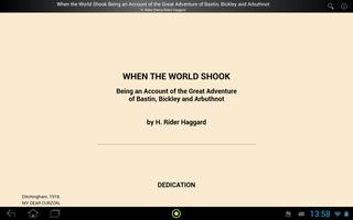 برنامه‌نما When the World Shook عکس از صفحه