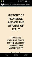History of Florence Affiche