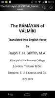 The Rámáyan of Válmíki Poster