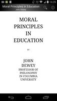 Moral Principles in Education Affiche