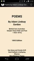 Poems by Adam Lindsay Gordon پوسٹر