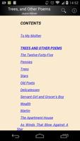 Trees, and Other Poems capture d'écran 1