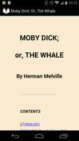 Moby Dick; Or, The Whale Affiche