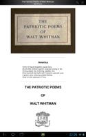 Patriotic Poem of Walt Whitman capture d'écran 2