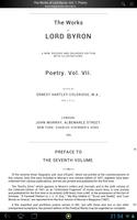 The Works of Lord Byron Vol. 7 capture d'écran 2