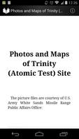 Photo and Map of Trinity Site Poster