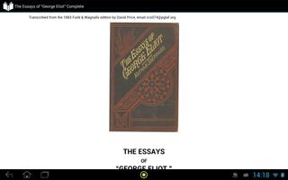 The Essays of George Eliot скриншот 2