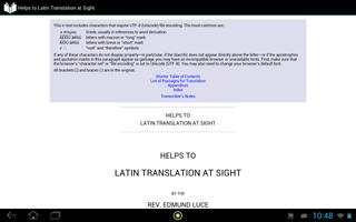 Latin Translation at Sight capture d'écran 2