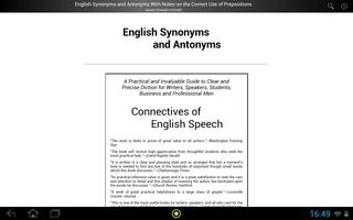 برنامه‌نما English Synonyms and Antonyms عکس از صفحه