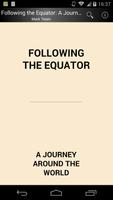Following the Equator Plakat