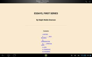 Emerson's Essays 1 تصوير الشاشة 2