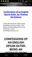 Poster Confessions of an English Opium-Eater