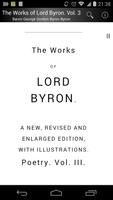 The Works of Lord Byron Vol. 3 Affiche