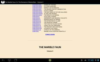 The Marble Faun, Volume 2 اسکرین شاٹ 3