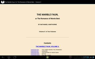 The Marble Faun, Volume 2 ảnh chụp màn hình 2