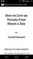 How to Live on 24 Hours a Day ポスター