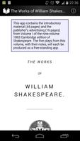 Works of William Shakespeare 1 Affiche