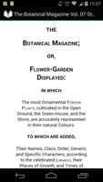 The Botanical Magazine Vol. 07 Plakat