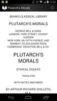 Plutarch's Morals ポスター